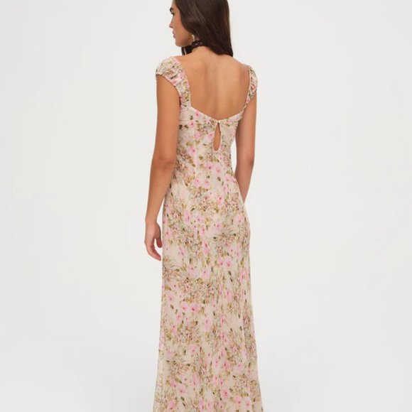 FOR LOVE & LEMONS Emmaline Floral Maxi Dress NWT - Picture 3 of 13